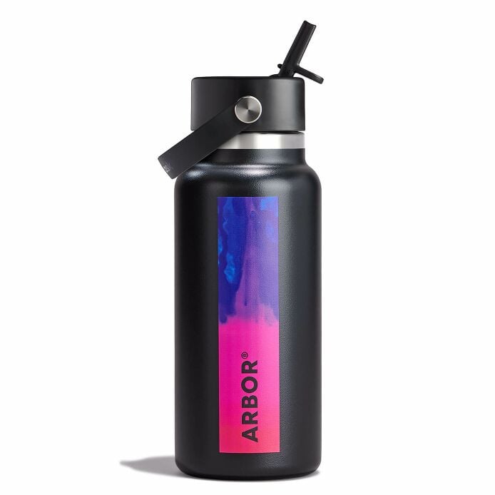 32-oz-wide-mouth-hydro-flask-x-arbor-p2 le26-w32-1008-32-oz-wide-flex-straw-bottle-arbor-rain-straight-back_1.jpg